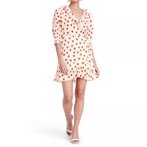 RIXO X TARGET
Polka Dot Puff Sleeve Ruffle Wrap Dress